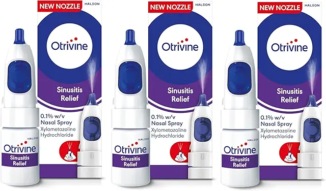 Otrivine Sinusitis Nasal Spray 10ml x 3 Packs - Otrivin Baby Monodose Medication