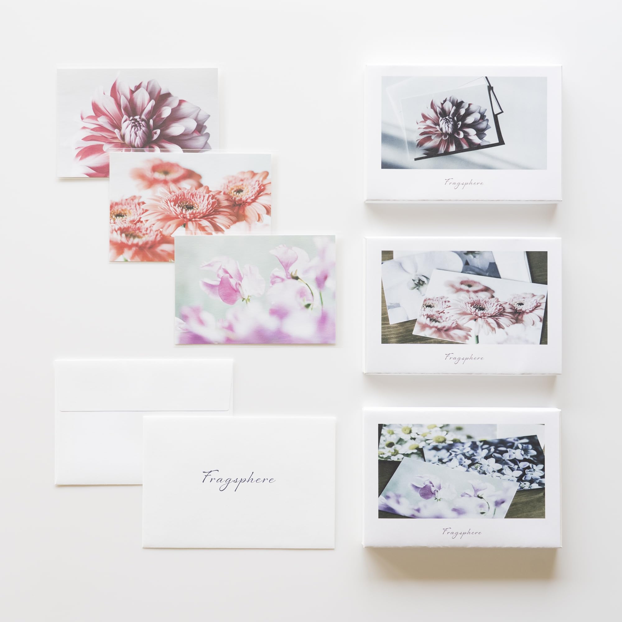 Amazon.co.jp: Fragsphere 思いを彩る 花 レターセット 10種類 封筒