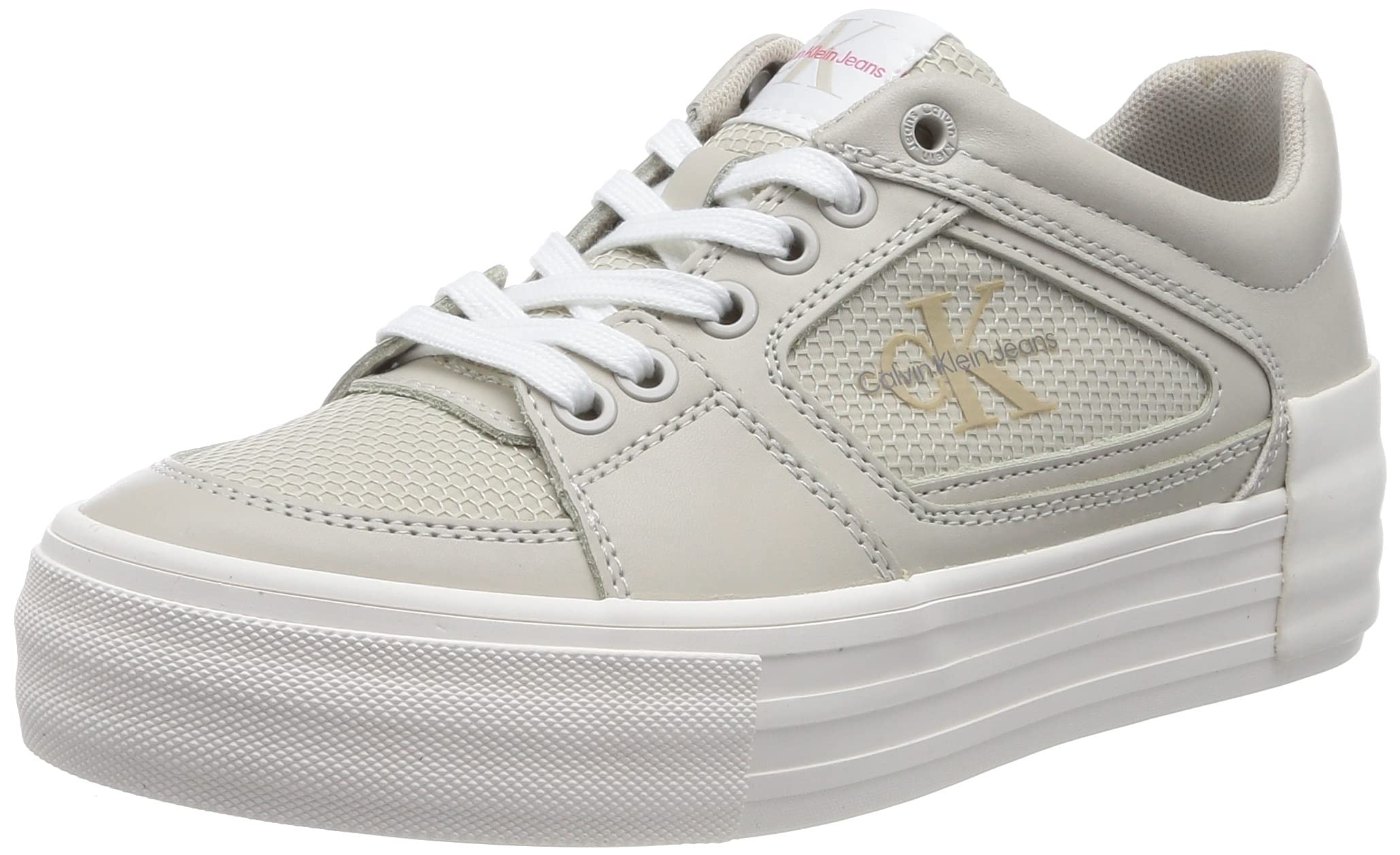 Calvin Klein Jeans Vulc Flatform Bold Fluo Contr Yw0yw00904, Zapatilla Vulcanizada Mujer