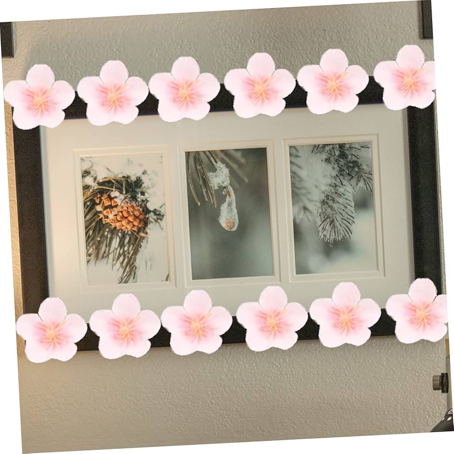 Amazon.co.jp: Yardenfun 1 桜の花びら 桜の花飾り リアルな花の頭