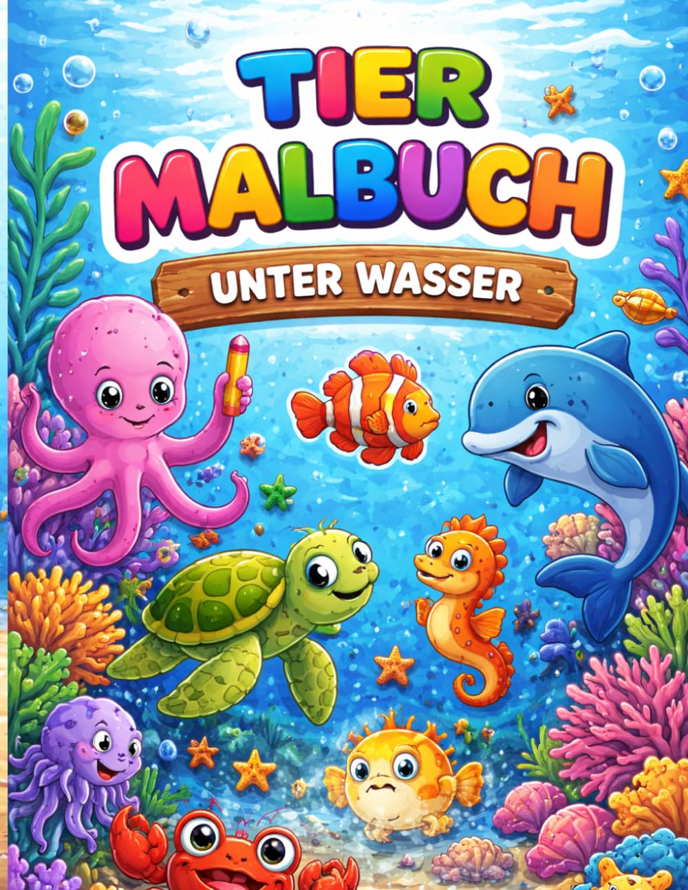 TIERMALBUCH UNTER WASSER