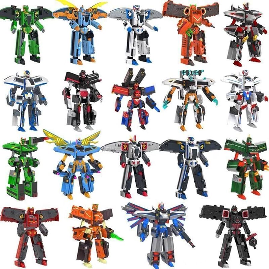 変形ロボット玩具 Amazon.co.jp: MZATIVATT DF4A SUPER TRAIN ROBOT 二重一変形