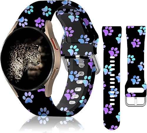 Miniatura 1 de Correas deportivas de silicona de 0.787 in compatibles con Galaxy Watch 6Watch 5Galaxy Watch 4 1.575 in 1.732 inClassic 1.654 in 1.811 inWatch 3