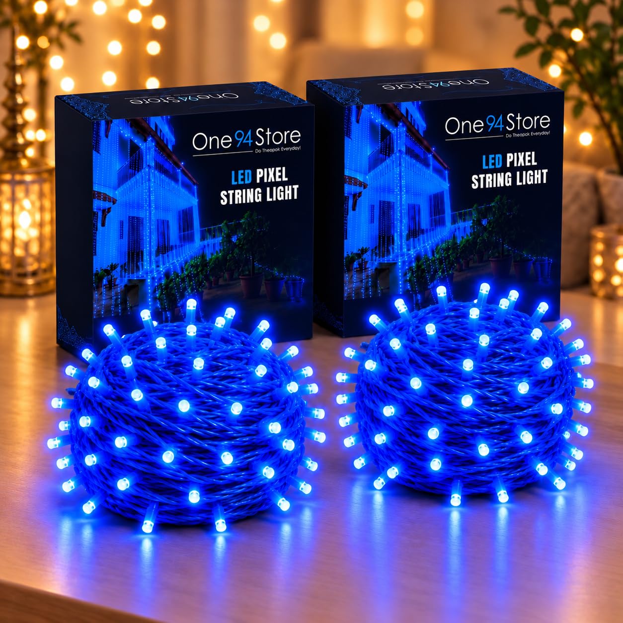 56 LED Fairy Lights - 20m Warm White String Lights -11