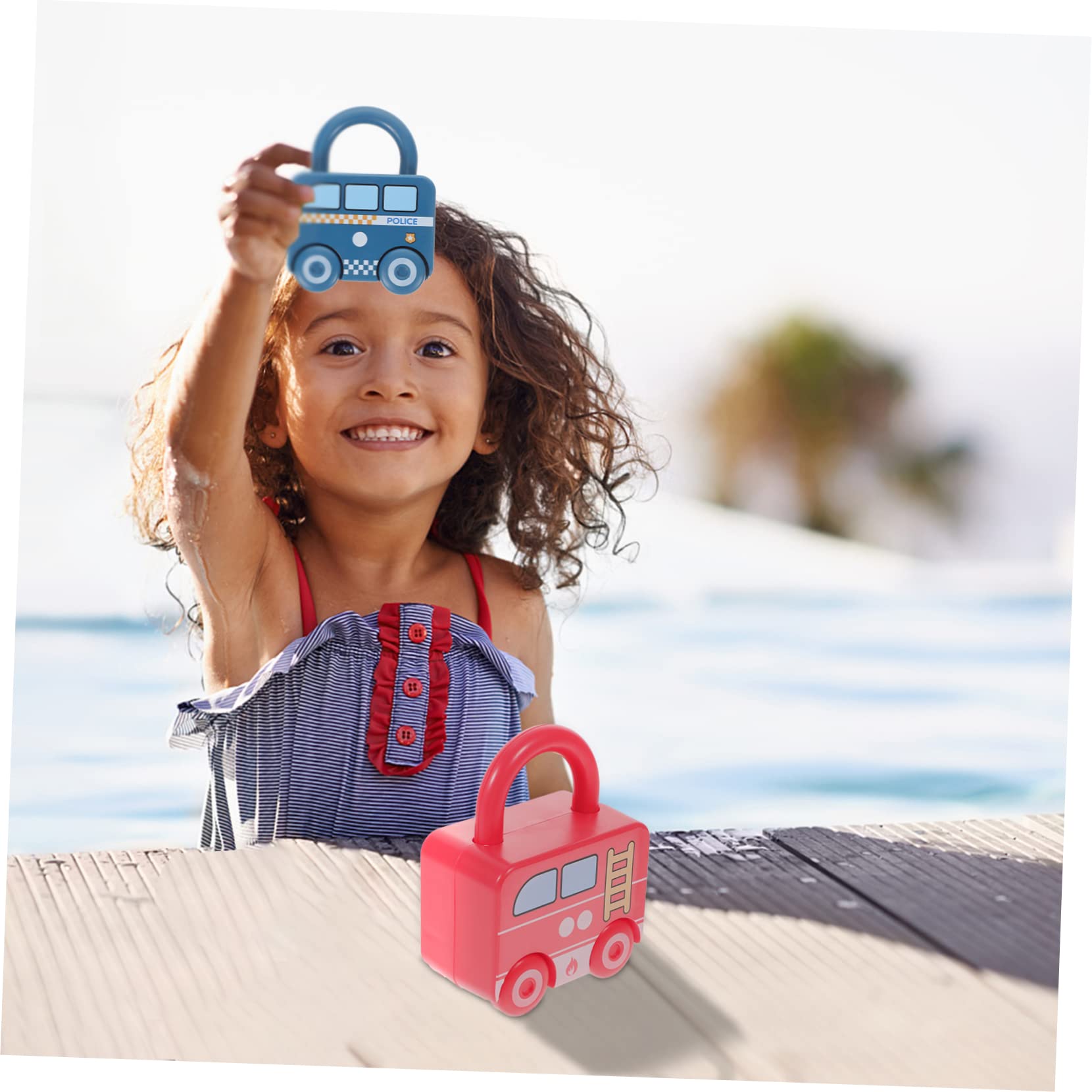 Amazon | ロック 鍵 おもちゃ こども 車 おもちゃ 学習 ロック