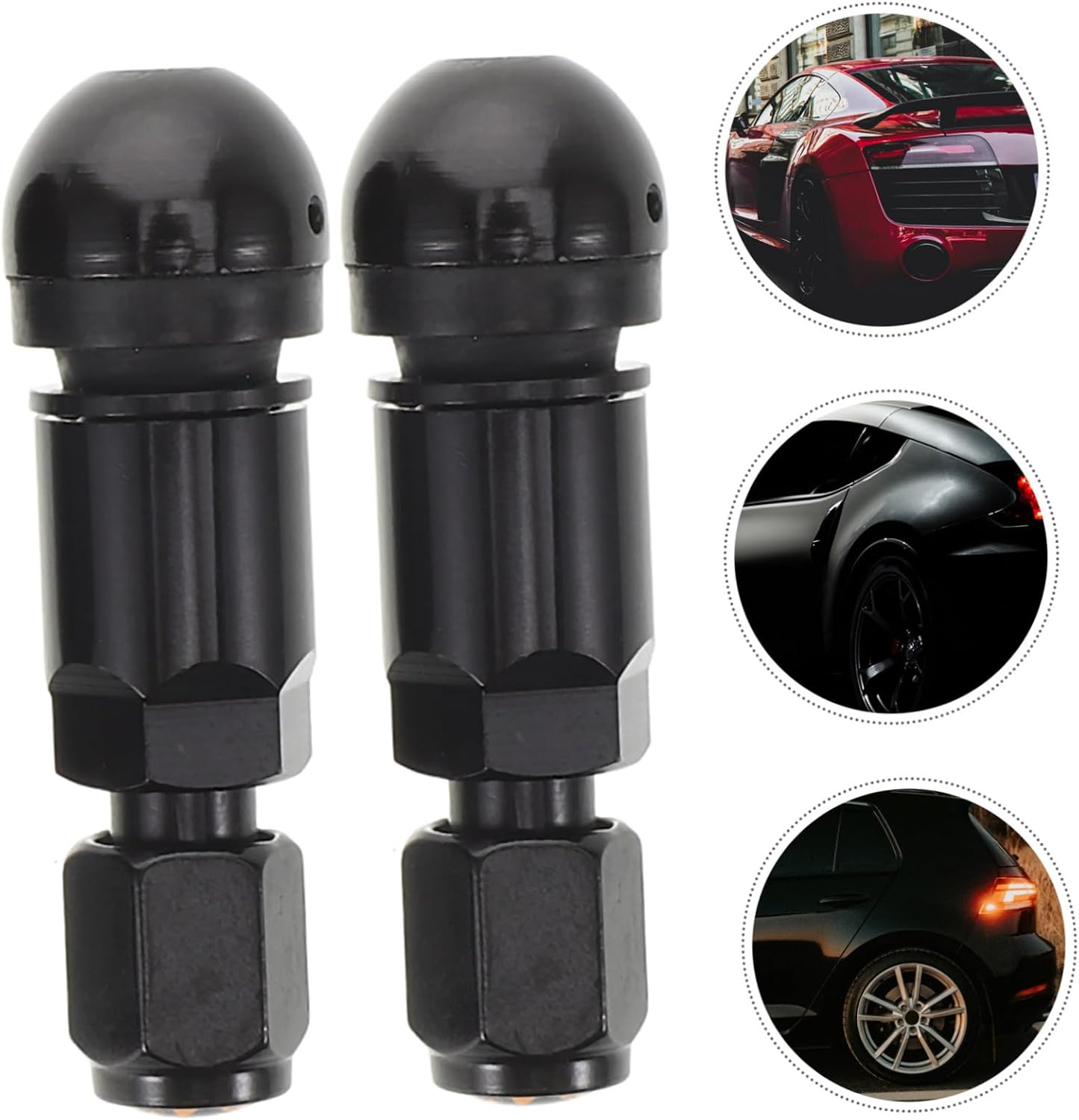 Ciieeo 4pcs Metal Tire Valve Stems for Cars and Tractors Alloy Design for Secure Easy Installation Fit for Tires