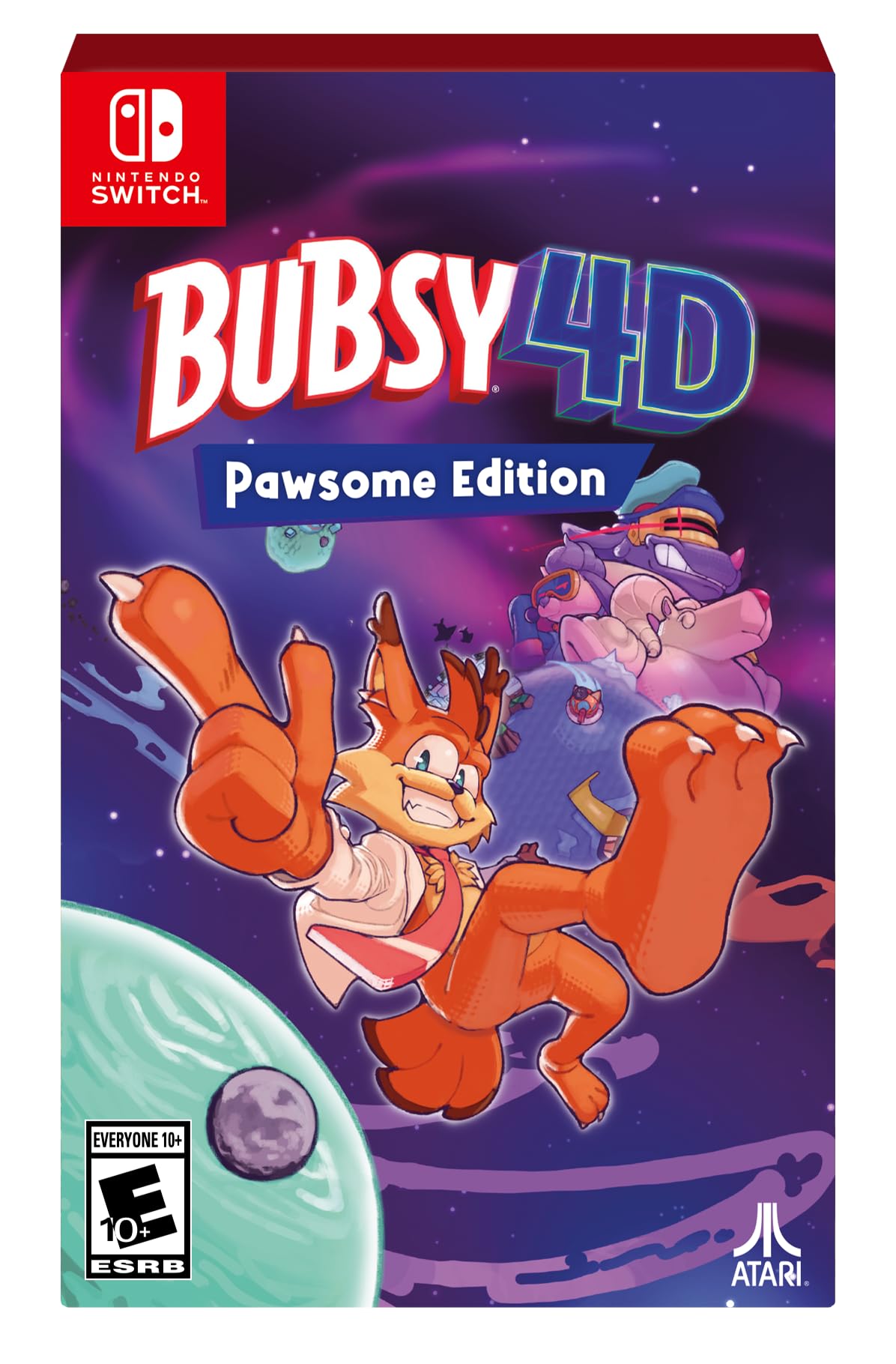 Bubsy 4D - Pawsome Edition - Nintendo Switch - Very Good - Used Game
