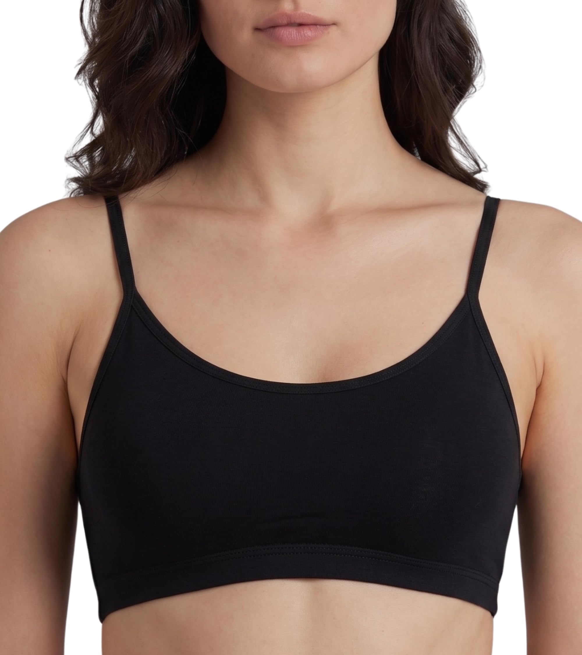 Cotton Sports Bra for Women, Non Padded Wireless Full Coverage Bra, Pull On Gym Yoga Bra with No Hooks, Soft Everyday Sports Bra for Low Impact Workout (Sizes-30-38B)-picture-40