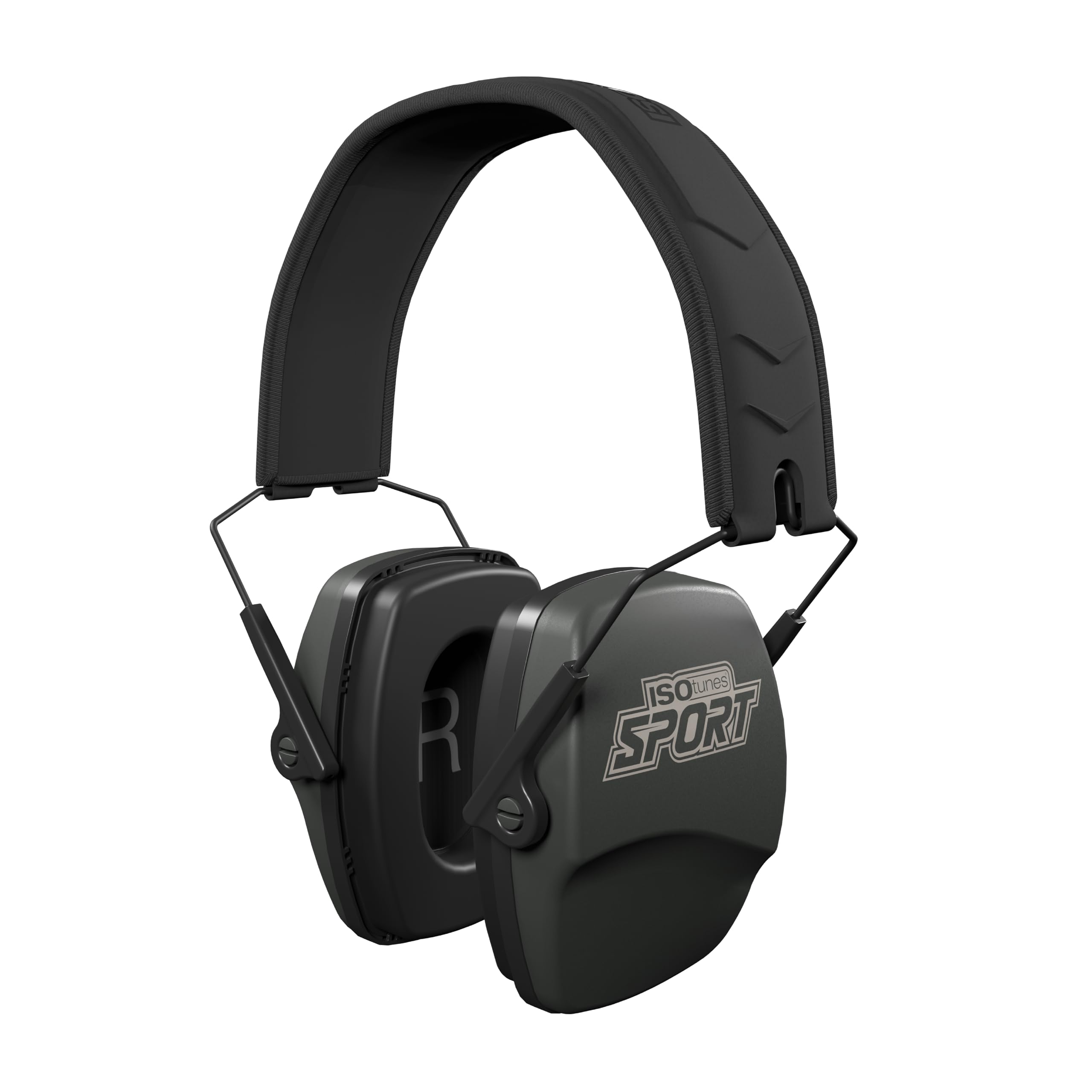 Isotunes Unisex Jaeger Green Defy Slim Passive Earmuffs: Noise Isolating Over-Ear Hearing Protection With Foam Cushions, And Adjustable Headband (Jaeger Green)