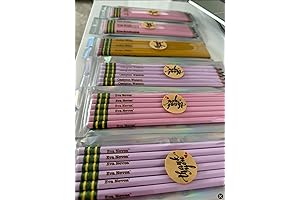 Personalized #2 Pencils Back to School Name Pencils with Names in Pastel Colors