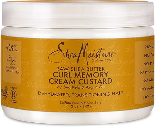 Miniatura 2 de Shea Moisture Raw Butter Curl Memory Natillas Crema para Unisex 12 onzas