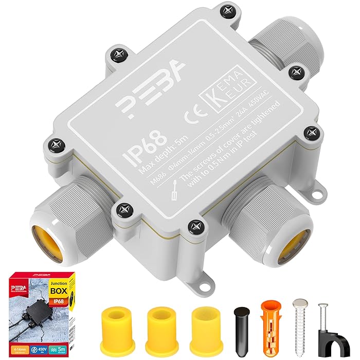 Buy Outdoor Junction Box Waterproof Small Electrical Boxes with Cover