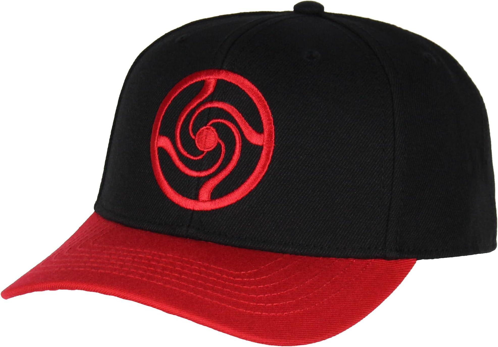 Jujutsu Kaisen High School Logo Embroidered Design Adult OSFM Precurved Snapback Hat for Men and Women Black