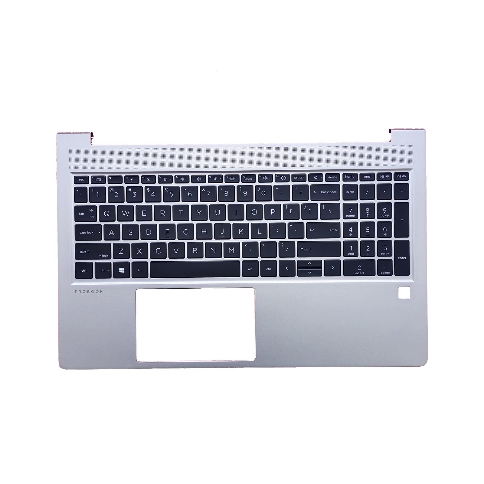 N01933-001 4BX8STATPE0/TP40 4BX8STATP30 Replacement for HP Probook 450 455 G9 Laptop Upper Top Cover Case Palmrest Backlit US Keyboard Assembly Part Silver