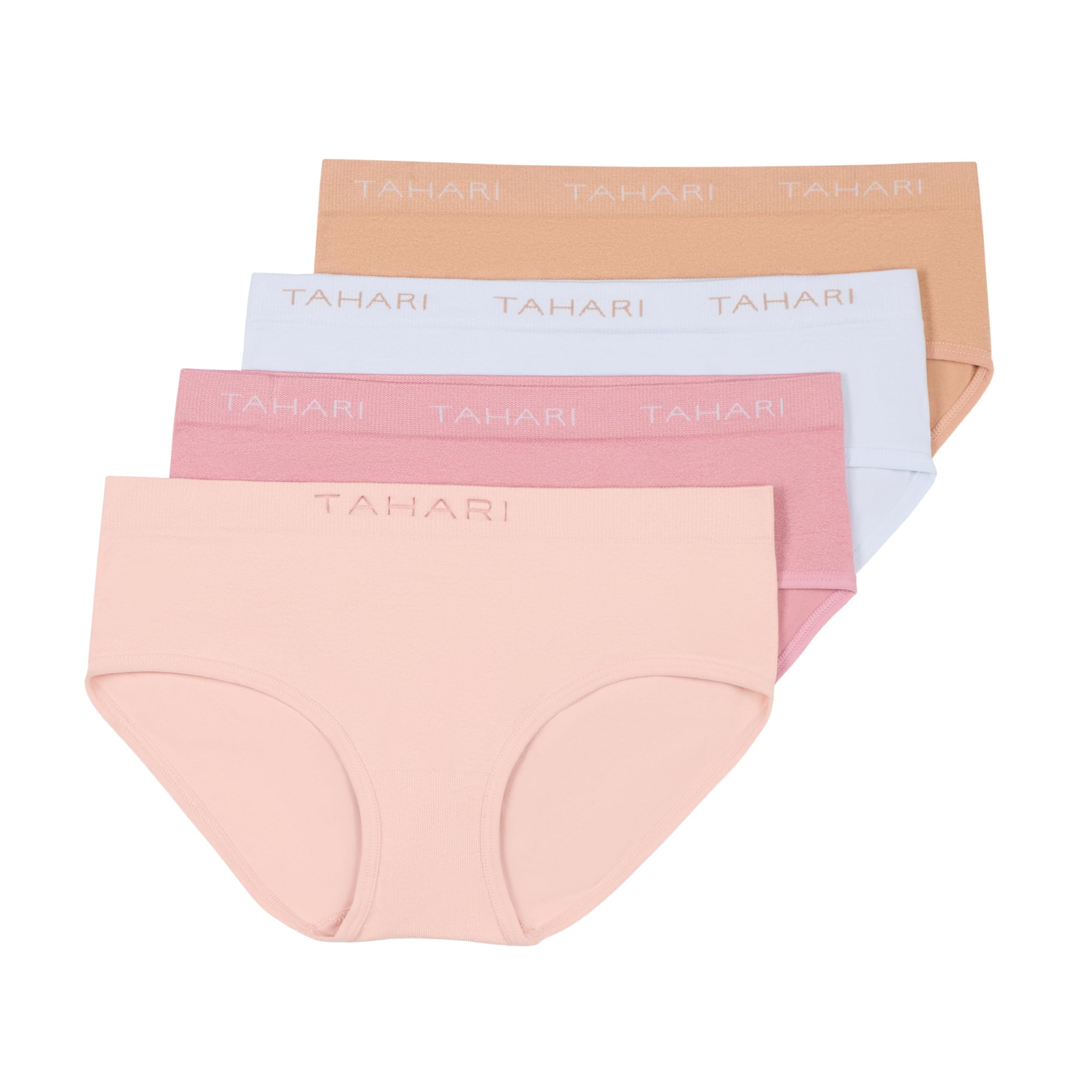 TAHARI Girls 4-pack Girls Hipster Underwear