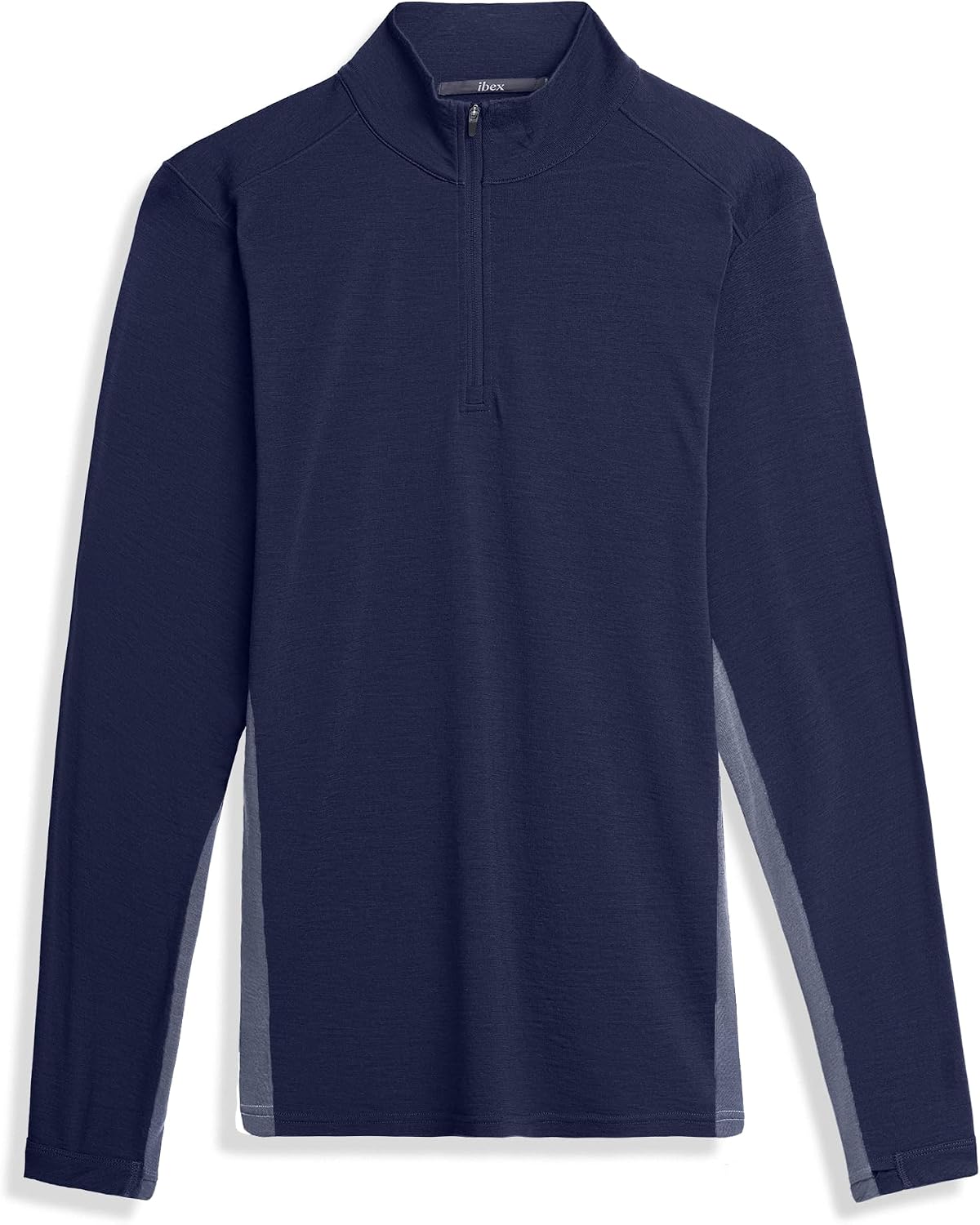 IBEX Woolies 250 1/4 Zip Merino Wool Shirt for Men | Long Sleeve T-Shirt Men with Thumbholes & Flatlock Seams