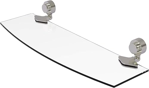 Miniatura 6 de Allied Brass 43318 Venus Collection - Estantería de cristal de 18 pulgadas, bronce aceitado