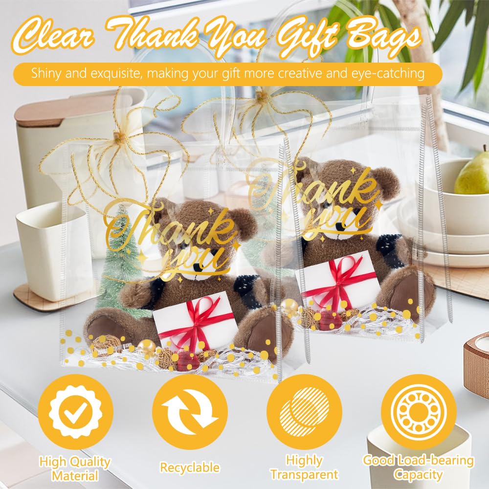 10 piccoli sacchetti regalo ecologici non tessuti di ringraziamento con manici - più colori per bomboniere, compleanni, matrimoni  15