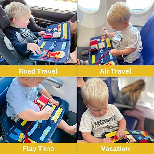 Miniatura 6 de Mini Voyager Kit de actividades de viaje para niños, incluye manualidades, juguetes y juegos diseñados para juegos independientes de niños, juegos