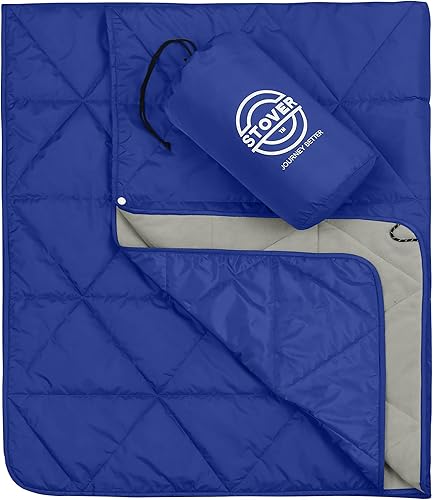 STOVER Manta de viaje de forro polar impermeable para exteriores, para campamento, pícnic, estadios, deportes, canotaje, la playa, cálida, disponible en Yaxa Costa Rica