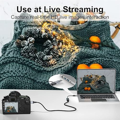 Miniatura 4 de Tarjeta de captura de video HDMI 4K, tarjeta de grabación de video, adaptador de captura de audio HDMI a USB-AUSB-C para enseñanza, transmisión,