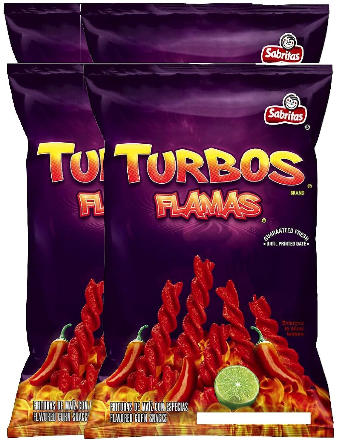 NEW Sabritas Turbos Flamas Net Wt 9.25oz (4)
