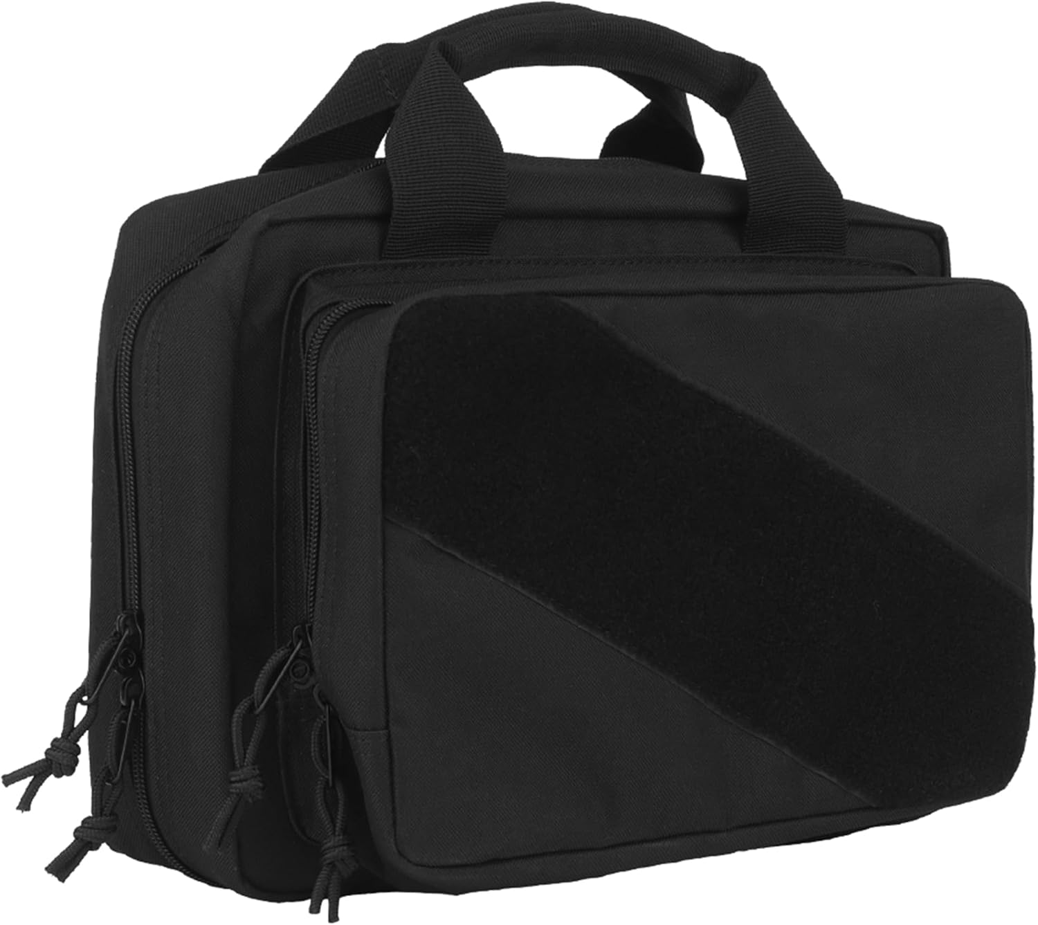 UniPro GB-75 Tactical Gun Range Bag for 2 Pistols, 900D Polyester Lockable Handgun Case w/ 6 Magazine Pockets, Ammo Storage – Lightweight & Durable