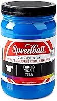 Vista 22 de Speedball 046055 Tinta de serigrafía de tela, 128 onzas líquidas, amarillo