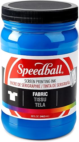 Miniatura 45 de Speedball 046055 Tinta de serigrafía de tela, 128 onzas líquidas, amarillo