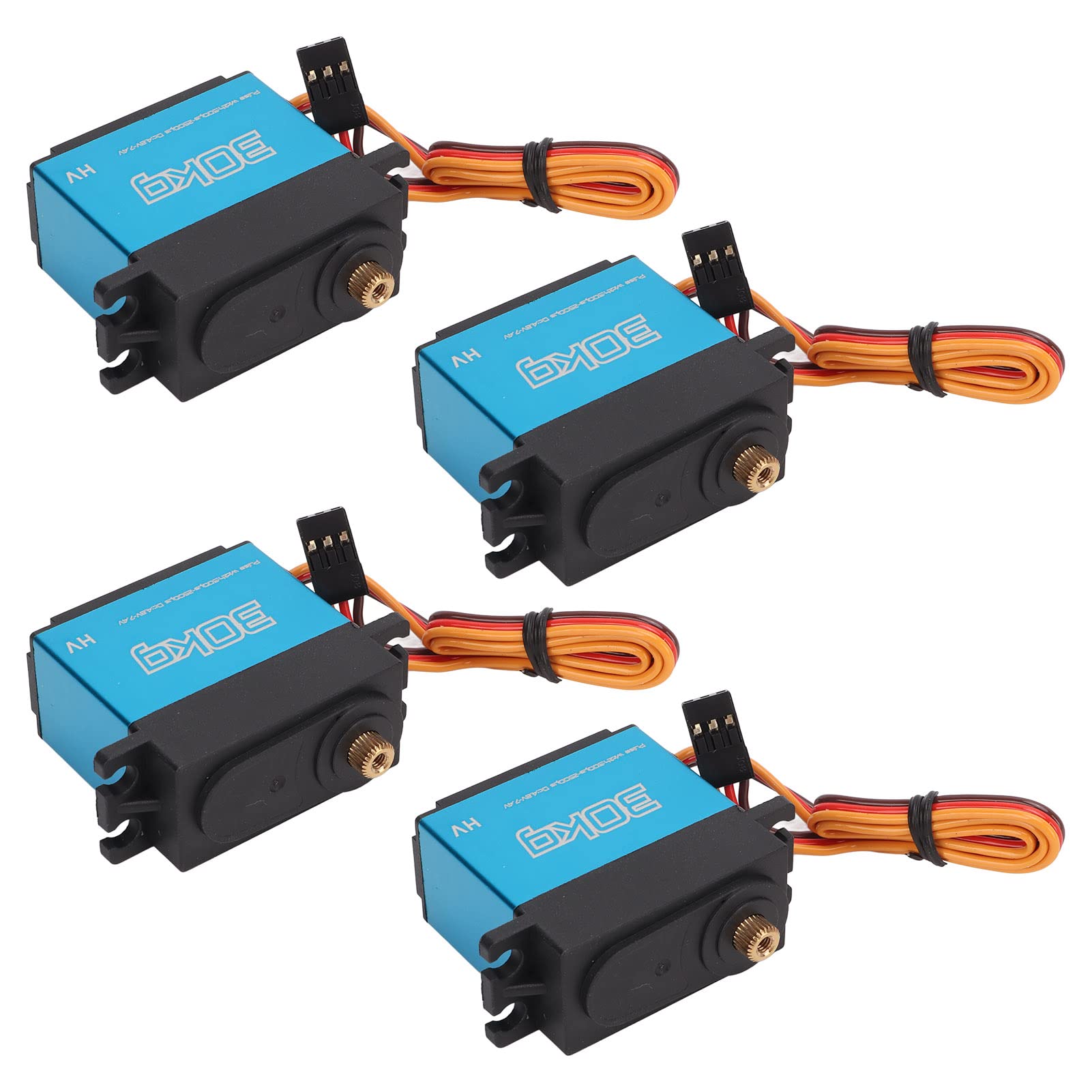 Set Servo Digitale Impermeabile 30kg con Ingranaggi Metallici
