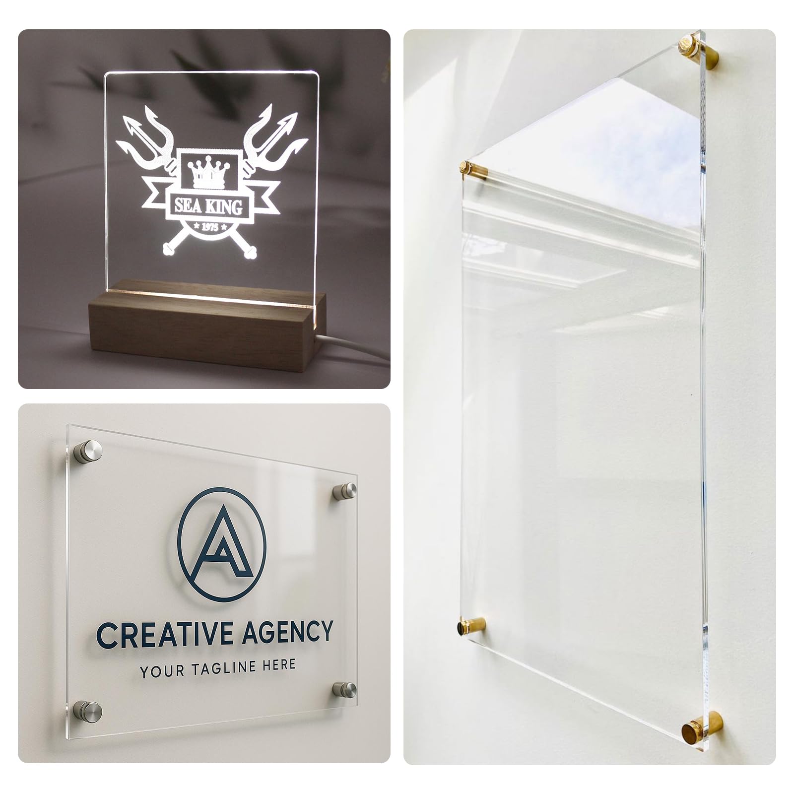 11x14 Plexiglass Sheets - 12 Pack Clear Acrylic -6