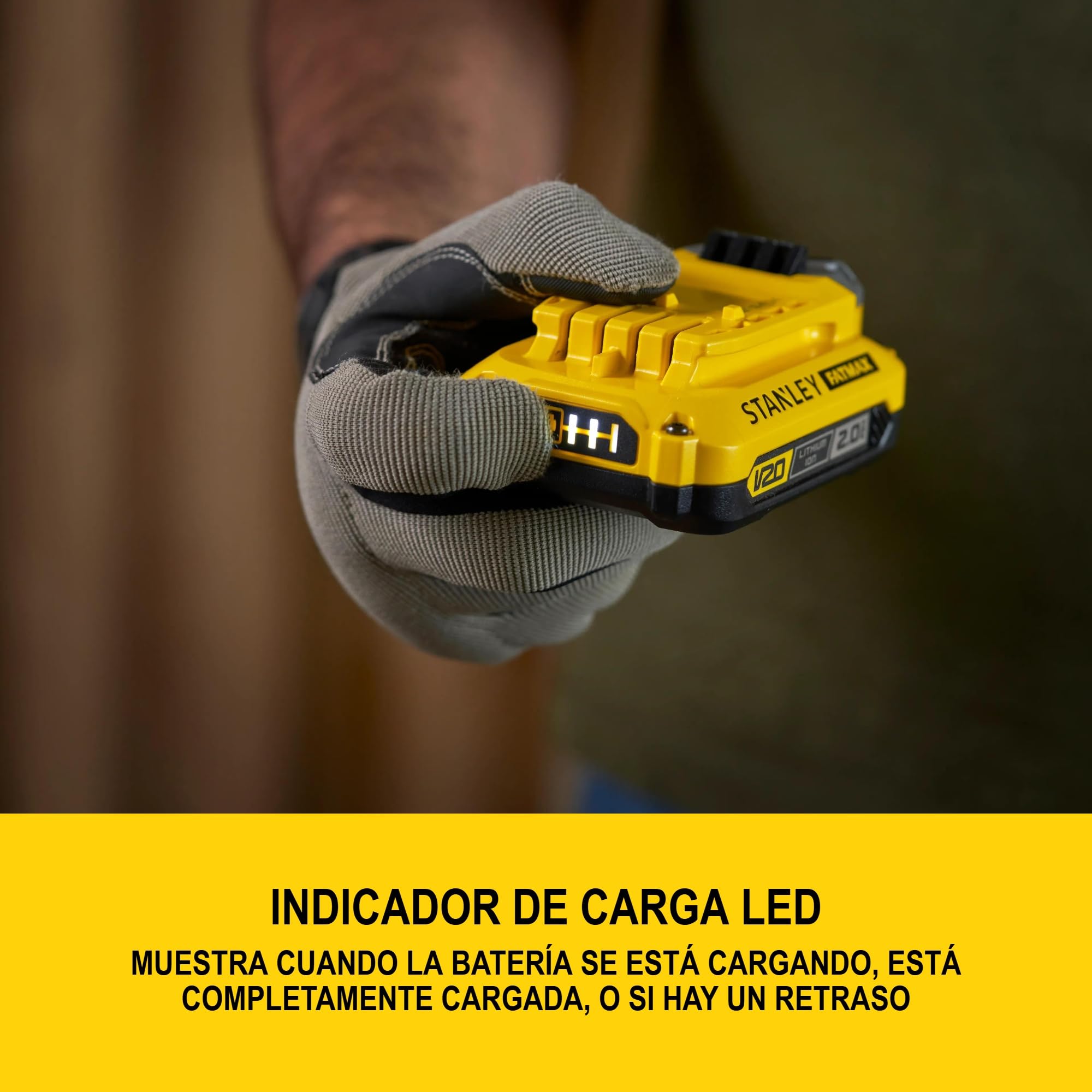 Stanley Batería de Litio Recargable SFMCB10D1-QW 2 Ah - Marca EAN: 5035048808634