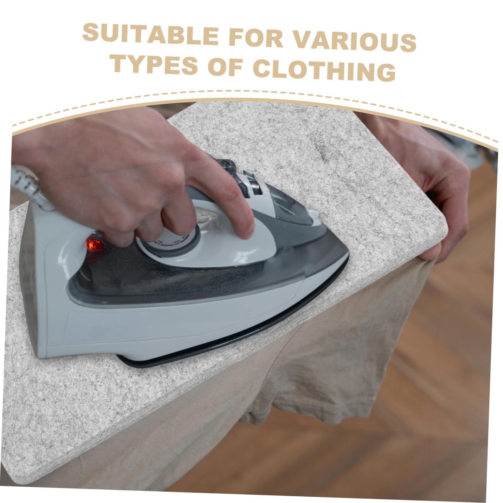 Wollfilzplatten Bügelunterlage 12x18 Zoll aus Filz für Kleidung | Weich und Schützend, Hohe Aufnahme, Pflegeleicht und Langlebig, für Nähen und Reinigung