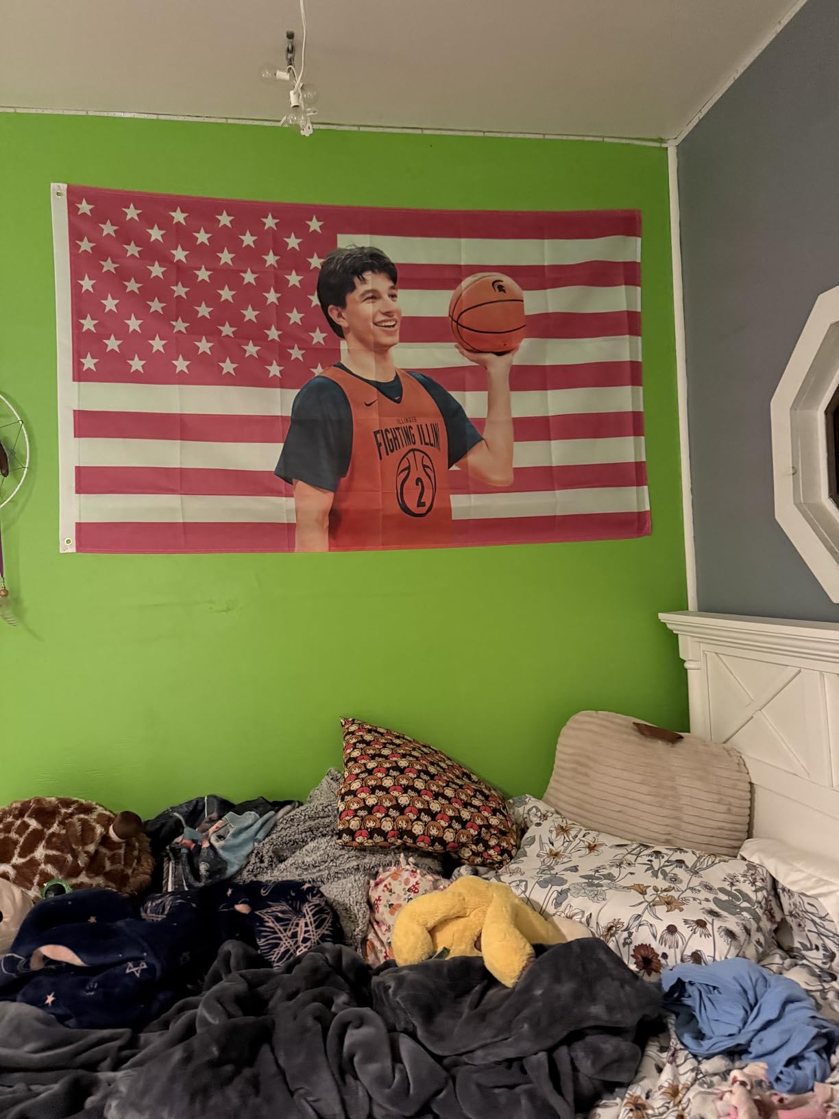 Custom American Tapestry Flag with Picture photo review