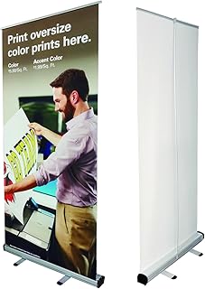Retractable Pull-up Banner Stand with 33