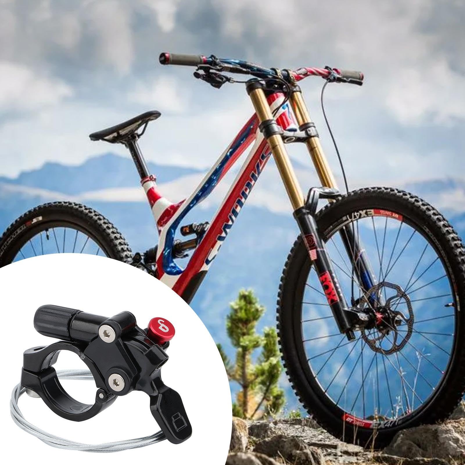Amazon | 自転車用リモート ロックアウト レバー | 耐久性のある自転車