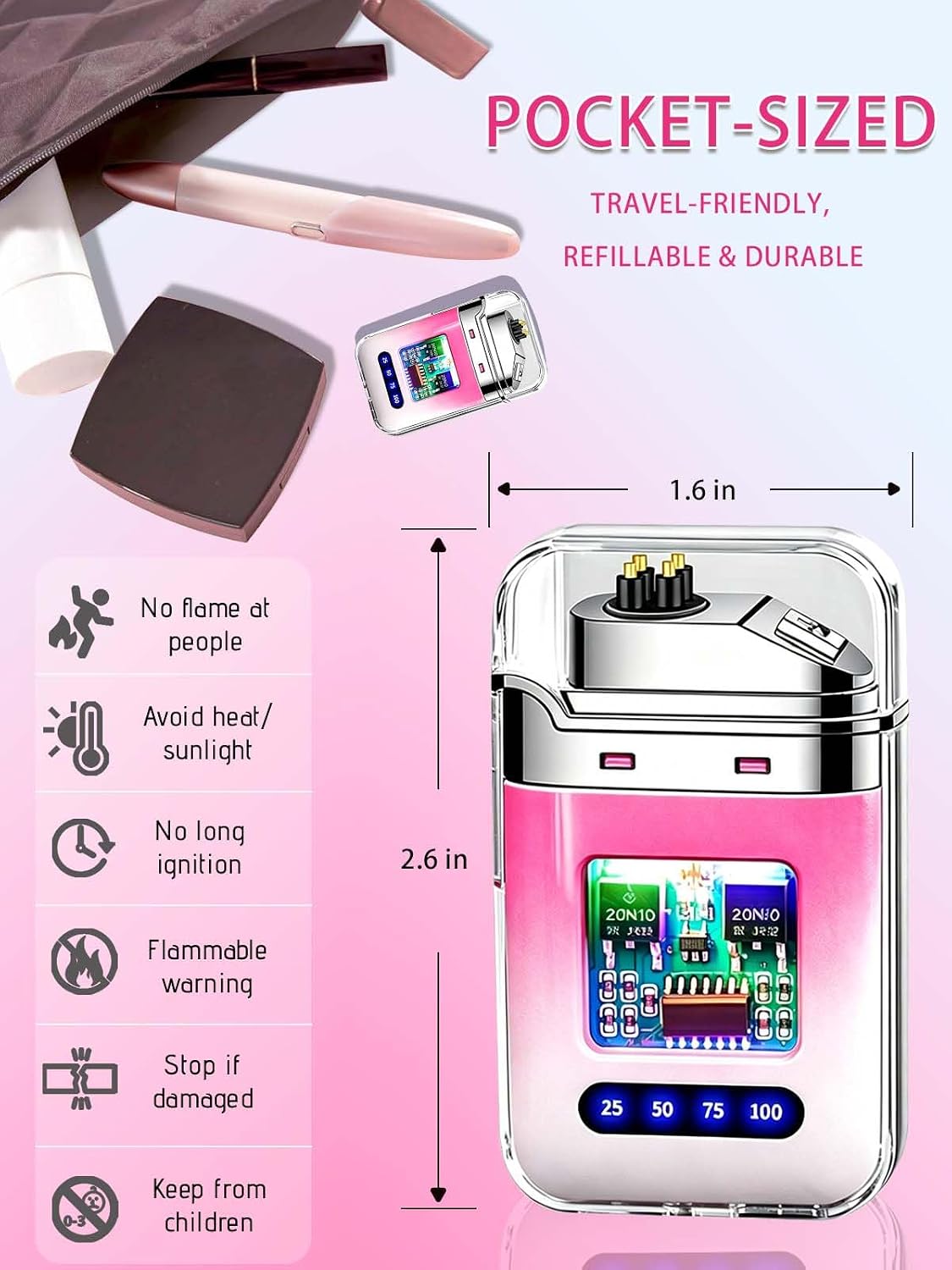 Electric Lighters Rechargeable USB-C Arc Lighter Plasma Lighters image 3