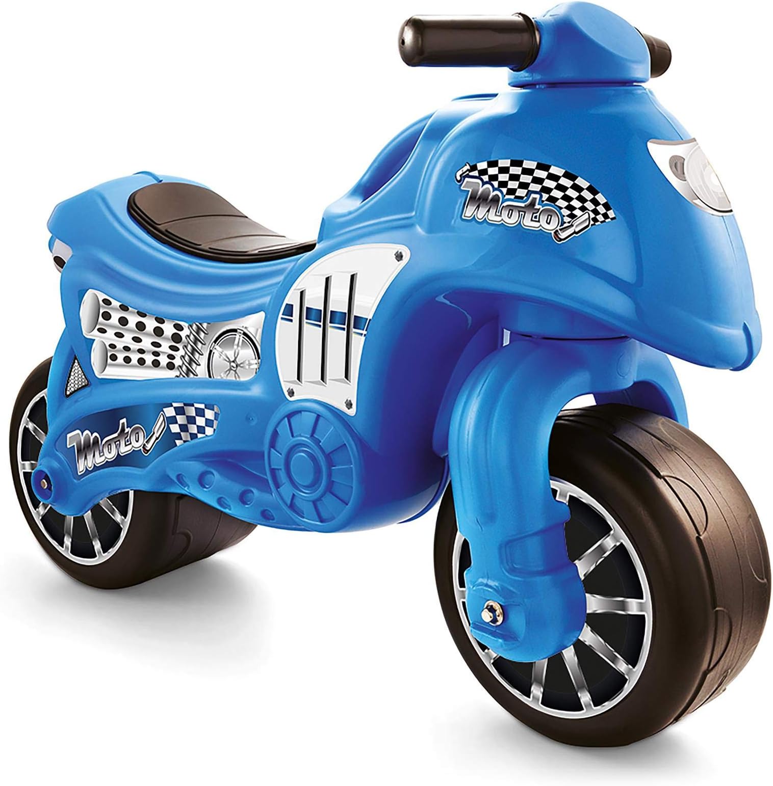 SOKA My First Motorbike Childrens Kids Push Along Ride-On Bike - Blue