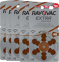 Pilha Auditiva 312 Rayovac Bateria Pr41 kit 30 unidades