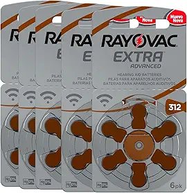 Pilha Auditiva 312 Rayovac Bateria Pr41 kit 30 unidades