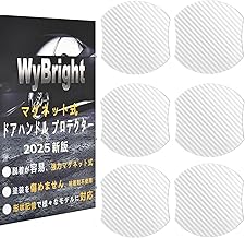 Door Handle Protector, Magnet, Car Door Protector, 3.9 x 4.0 inches (10.1 x 10.1 cm), Car Door, Anti-Scratch, Door Knob, Door Guard, Suitable for N-Box, N-VAN N-WGN Freed + Delica D5