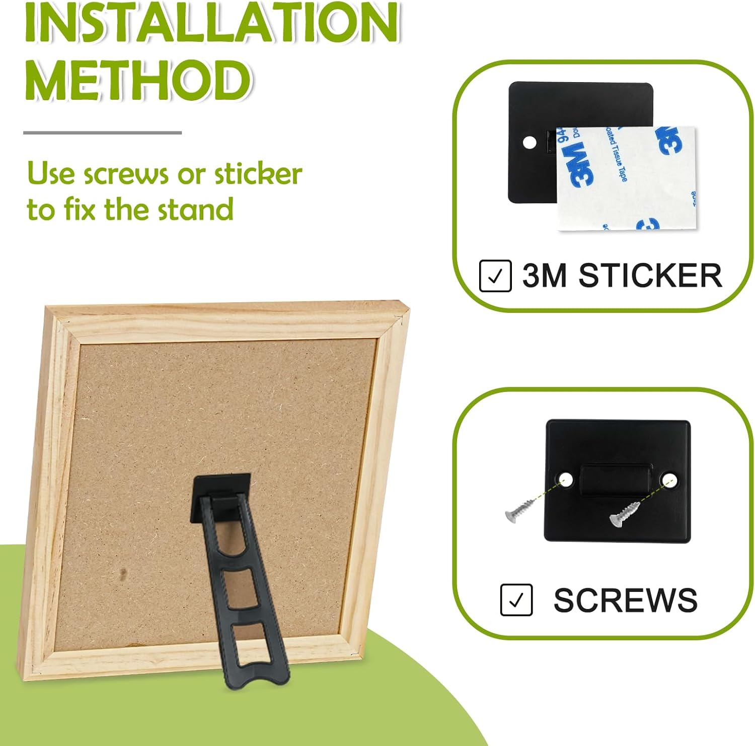 4 THOUGHT Letter Board Sign with 500 Letters 10" x 10" Felt Letter Board with Stand for Back to School Oak Wooden Frame Message Board Black Announcement Board Valentine's Day Gift thumbnail