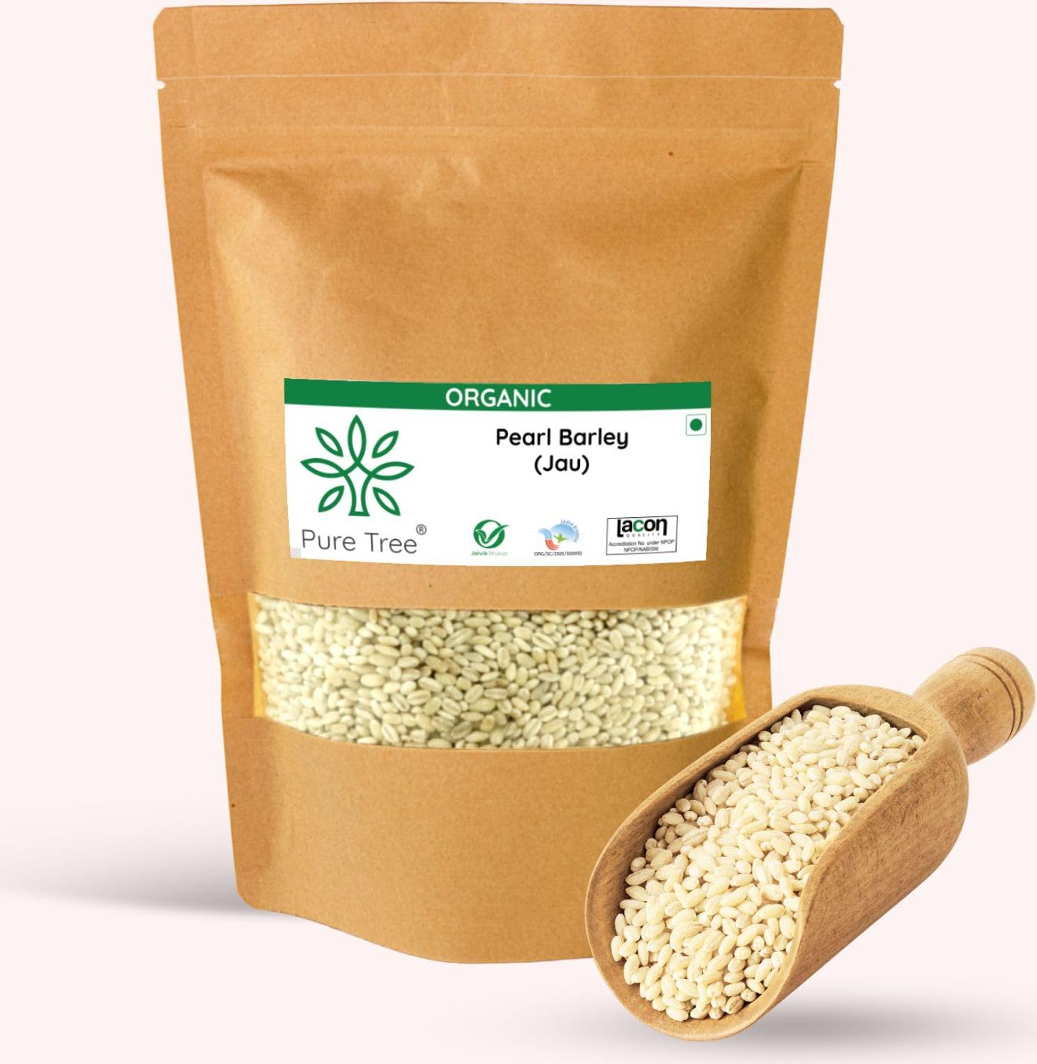 Pure Tree Certified Organic Barley Seeds | 400 g | Raw Jau Seeds | Whole Barley | Low Glycemic Index | Raw Barley Grain | Barly Seeds Pearl Barley Seeds (B0BG2VTN5C) Amazon Price History, Amazon Price Tracker