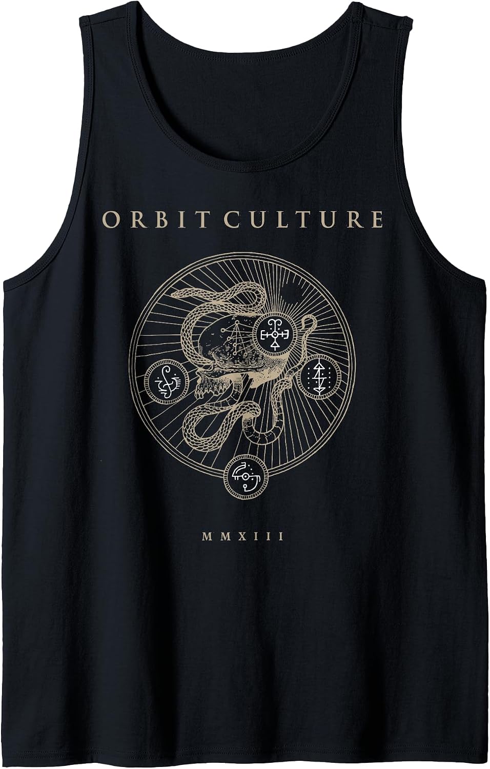 Orbit Culture Art Front Print for Men and Women Tank Top