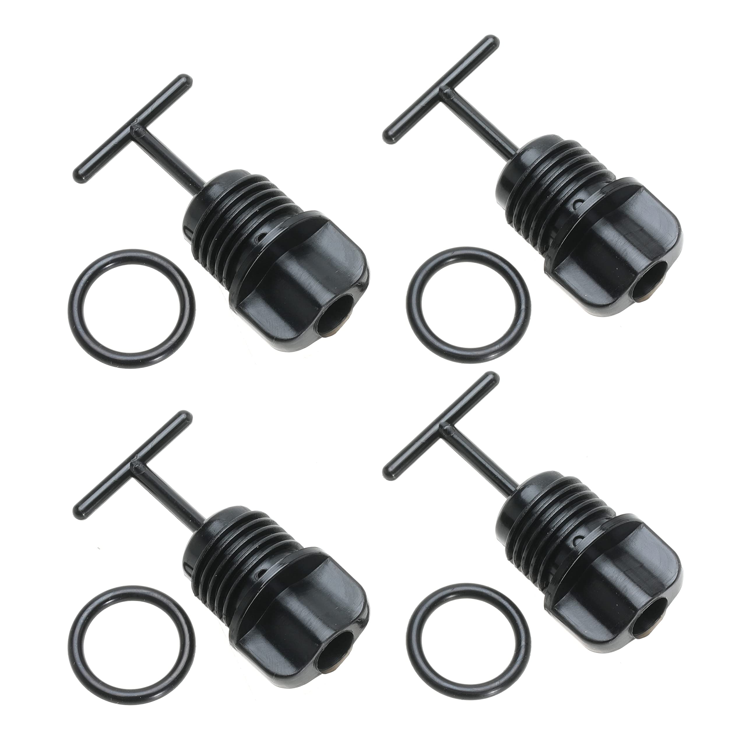 Drain Plug and O-Ring for Yamaha Wave Runner FX 140 Cruiser GP SUV VXR Pro Venture Blaster Jammer Raider XLT XL 500 650 700 760 800 1100 1200 1300 R Replaces EU0-62282-00-00 EU0622820000, 4 PCS