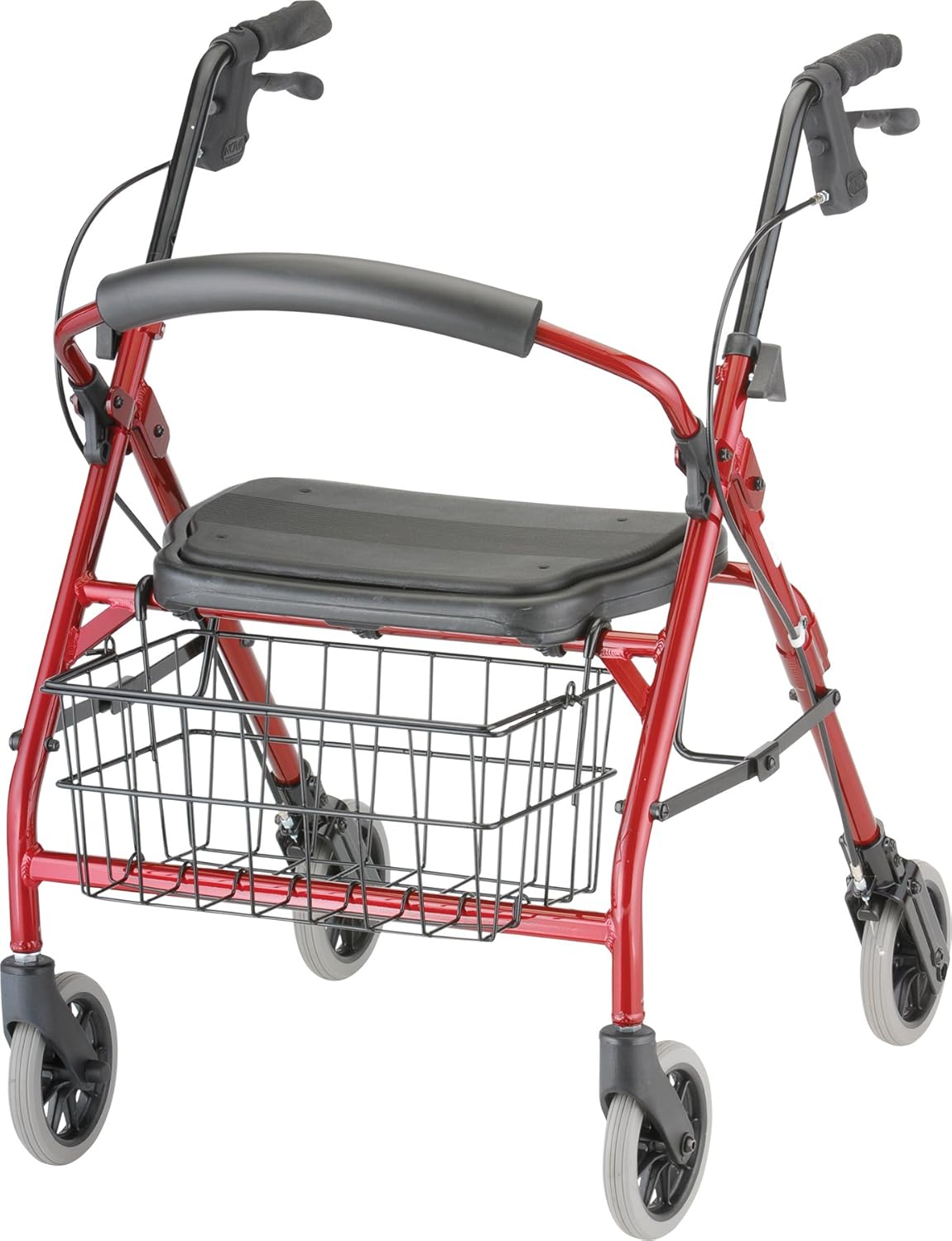 NOVA Medical Products "Cruiser Deluxe" 4207 Junior Walker, Red by NOVA