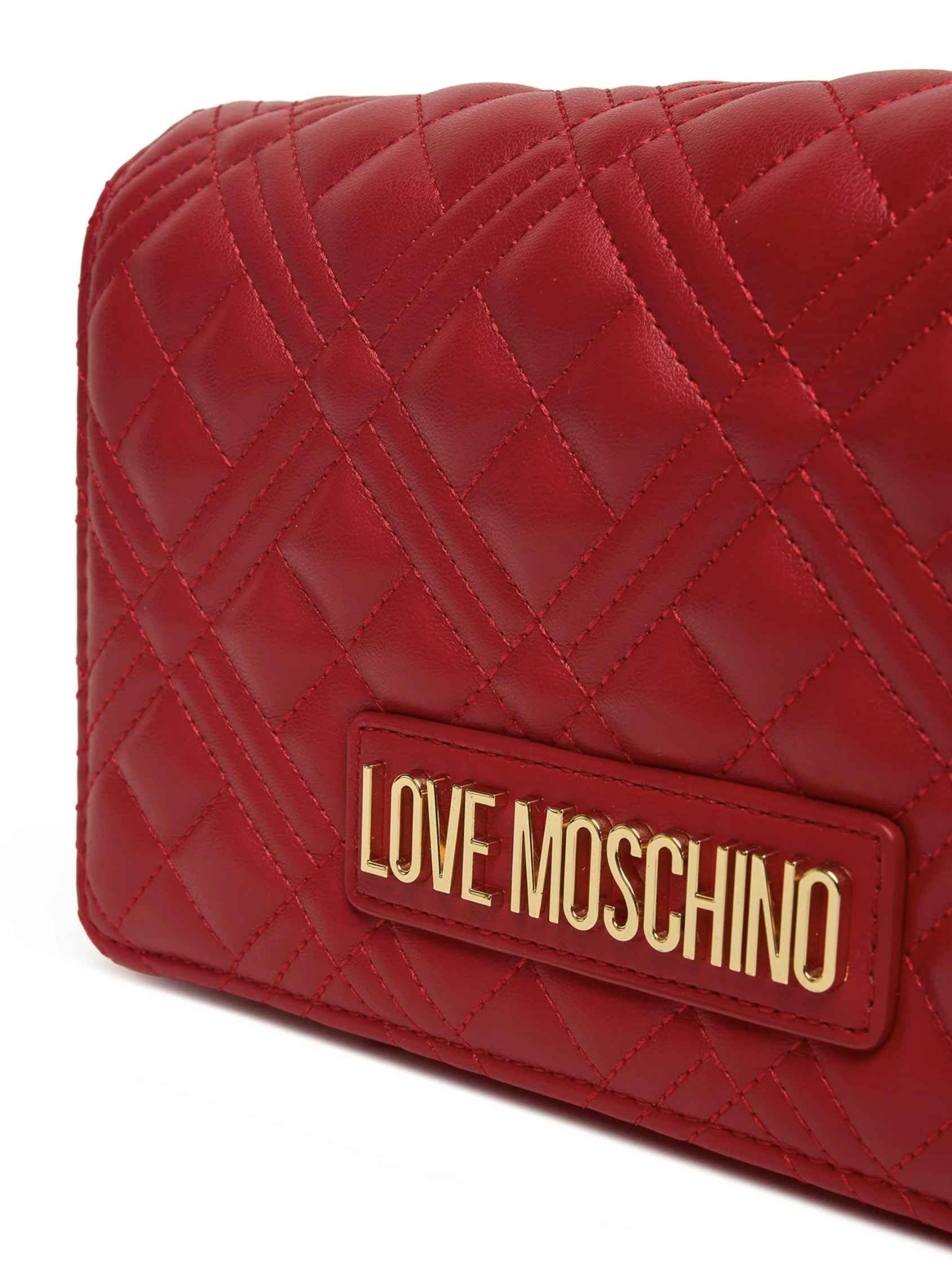 Love Moschino BOLSO QUILTED PU ROJO, rojo, Talla única