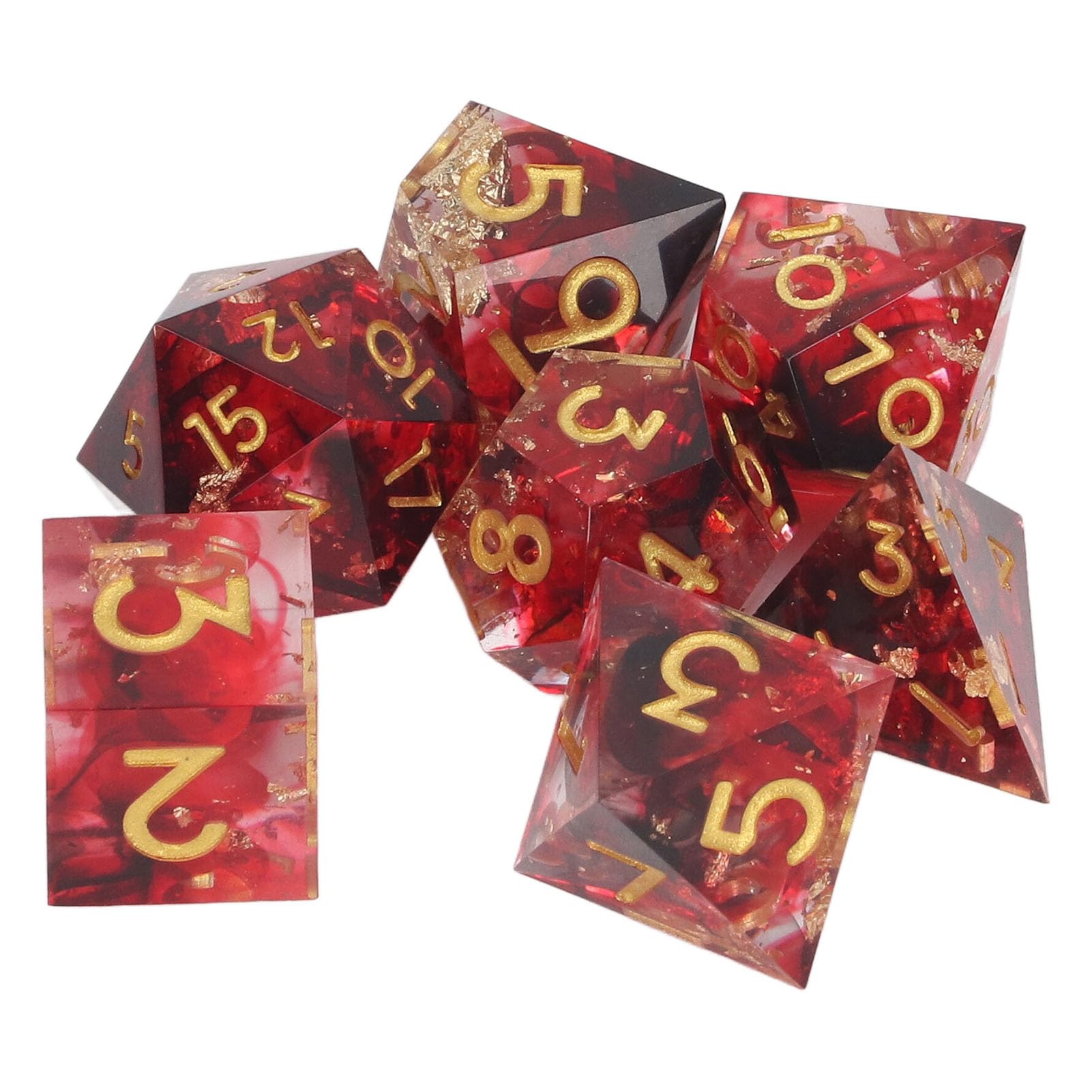 7pcs DND Dice Set,Table Gaming Dice for Role Playing Table Games