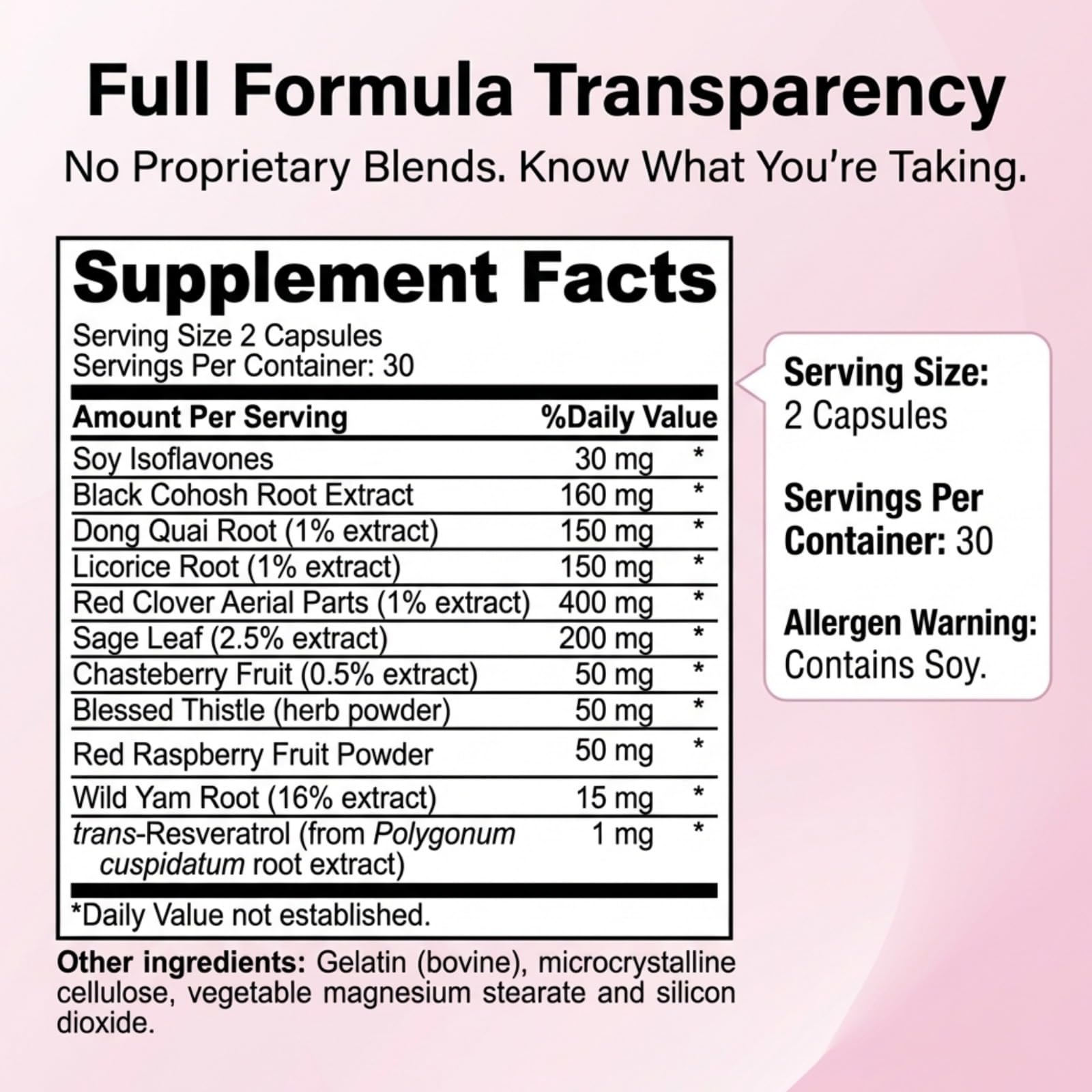Menopause & Perimenopause Supplements for Women - Hot Flashes Relief — Amazon image 2