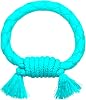 Playology Dri-Tech Ring Peanut Butter Dog Toy, Large